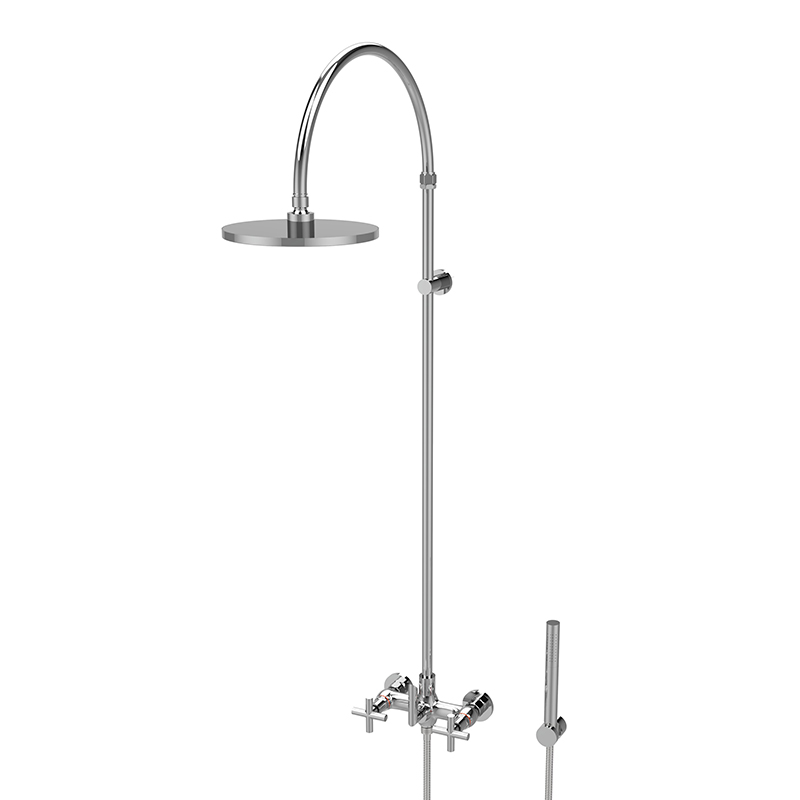 Wall Mount Rain Shower Combo Set