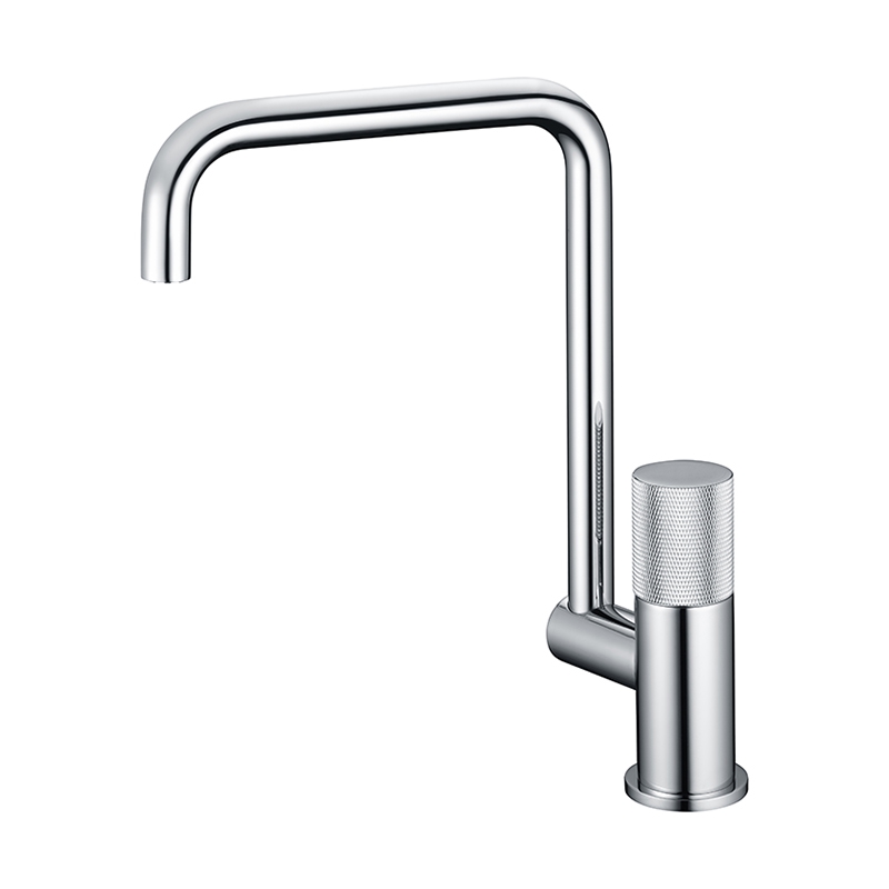 Modern Chrome Single Lever Kitchen Mixer