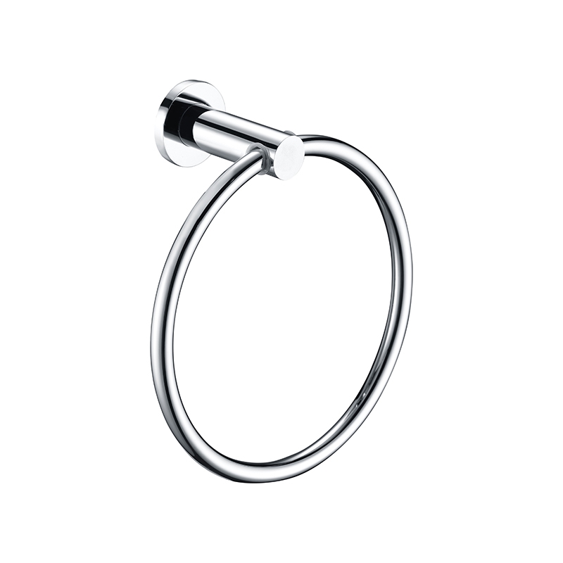 Wall Mounted Chrome Towel Ring