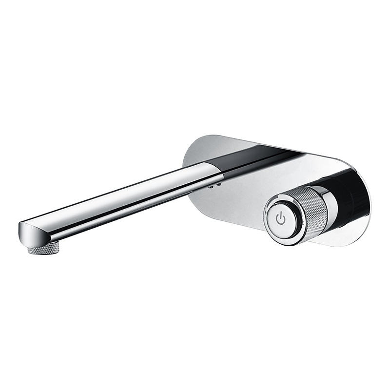 Wall Single Knurled Handle Basin Tap