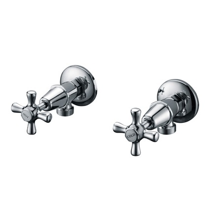 Dual Handle Wall-Mounted Basin Tap