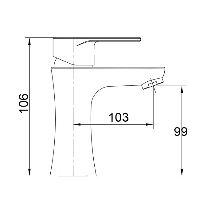 Traditional Basin Mixer Tap